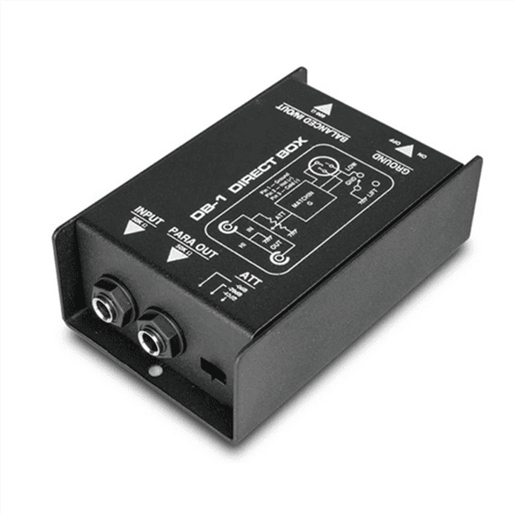 Professional DIRECT BOX Single Channel Passive DI-Box Direct Injection Box Balanced & Unbalance Signal New