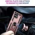 thumbnail image 4 of Decase for Motorola Moto G Stylus 5G Heavy Duty Armor Phone Case,Durable Military Grade Shockproof 360 Rotatable Metal Ring Kickstand Support Magnetic Car Mount Dual Layer Protective Cover,Rosegold, 4 of 7