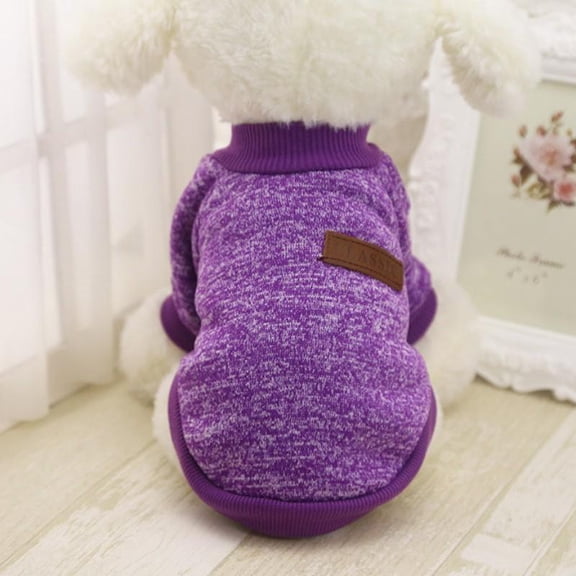 Dog Warm Woolen Sweater, Soft Fleece Puppy Pullover Clothes For Small Pets Dog Cat