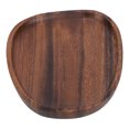 thumbnail image 4 of Bandeja de madera irregular para almacenar aperitivos y frutas, organizador de mesa, decoración de platos de comida rápida, 16 x 13 cm, 4 of 14