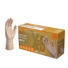 X3 Clear Vinyl Disposable Gloves, 3 Mil, Food-Safe, Non-Latex, x-Large, 100/Box