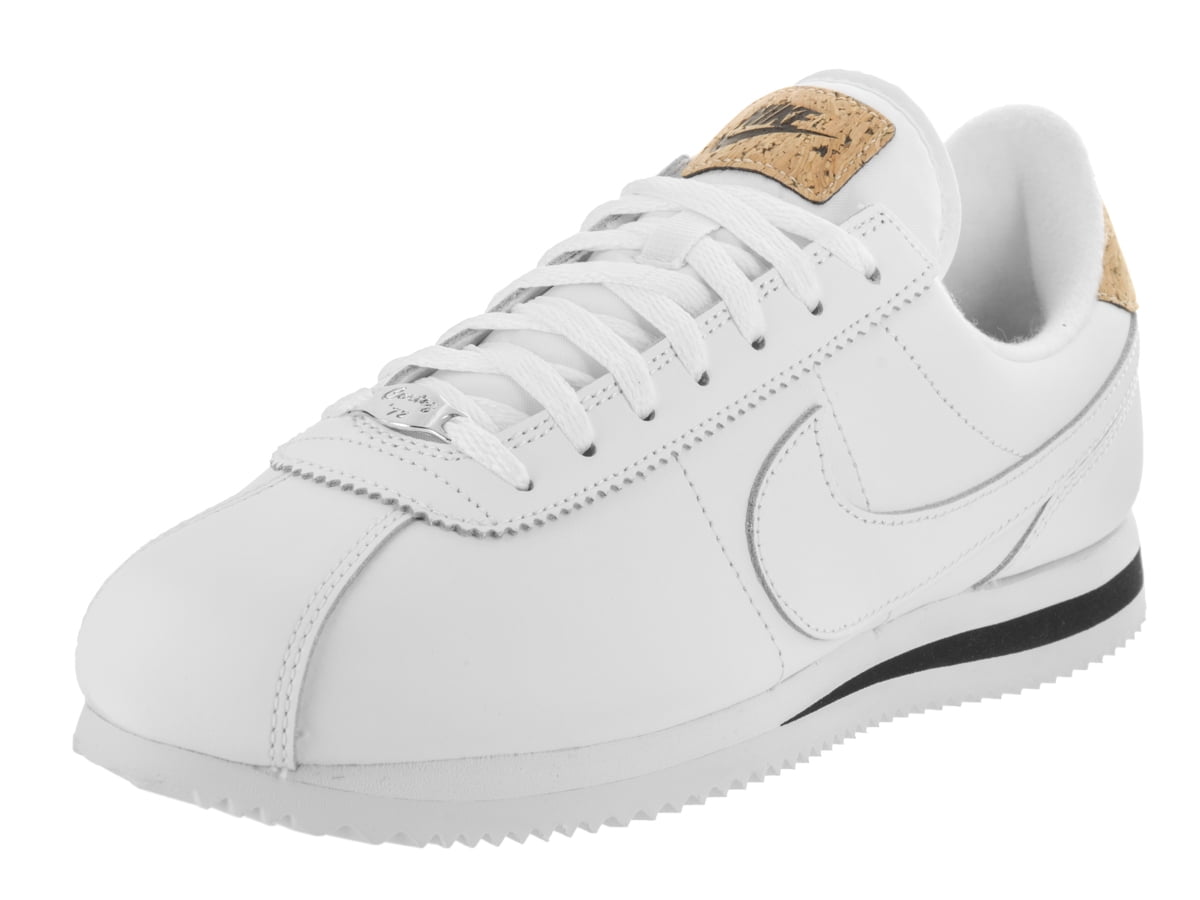 Nike Men's Cortez Basic Leather Prem Casual Shoe - Walmart.com