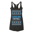 thumbnail image 2 of Wild Bobby City of Carolina CAR American Football Fantasy Fan Sports Women Tri-Blend Racerback Tank Top, Vintage Black, Medium, 2 of 6