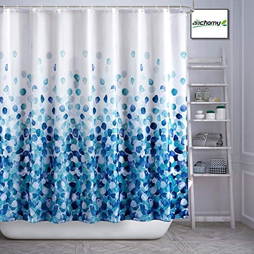 Details about   ARICHOMY Shower Curtain Set Bathroom Fabric Fall Curtains Waterproof Colorful Fu 