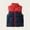 Navy, variant on BRGZLK Kids Zip Up Puffer Vest Hooded Trendy Color-Blocking Stand-Up Collar Quilted Gilet Winter Lightweight Warm Sleeveless Jacket Red 7-8 Years