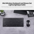 thumbnail image 1 of KM901 Keyboard Mouse Combo 2.4G Wireless 78 Key Mini Keyboard and Mouse Set Portable Office Combo, 1 of 7