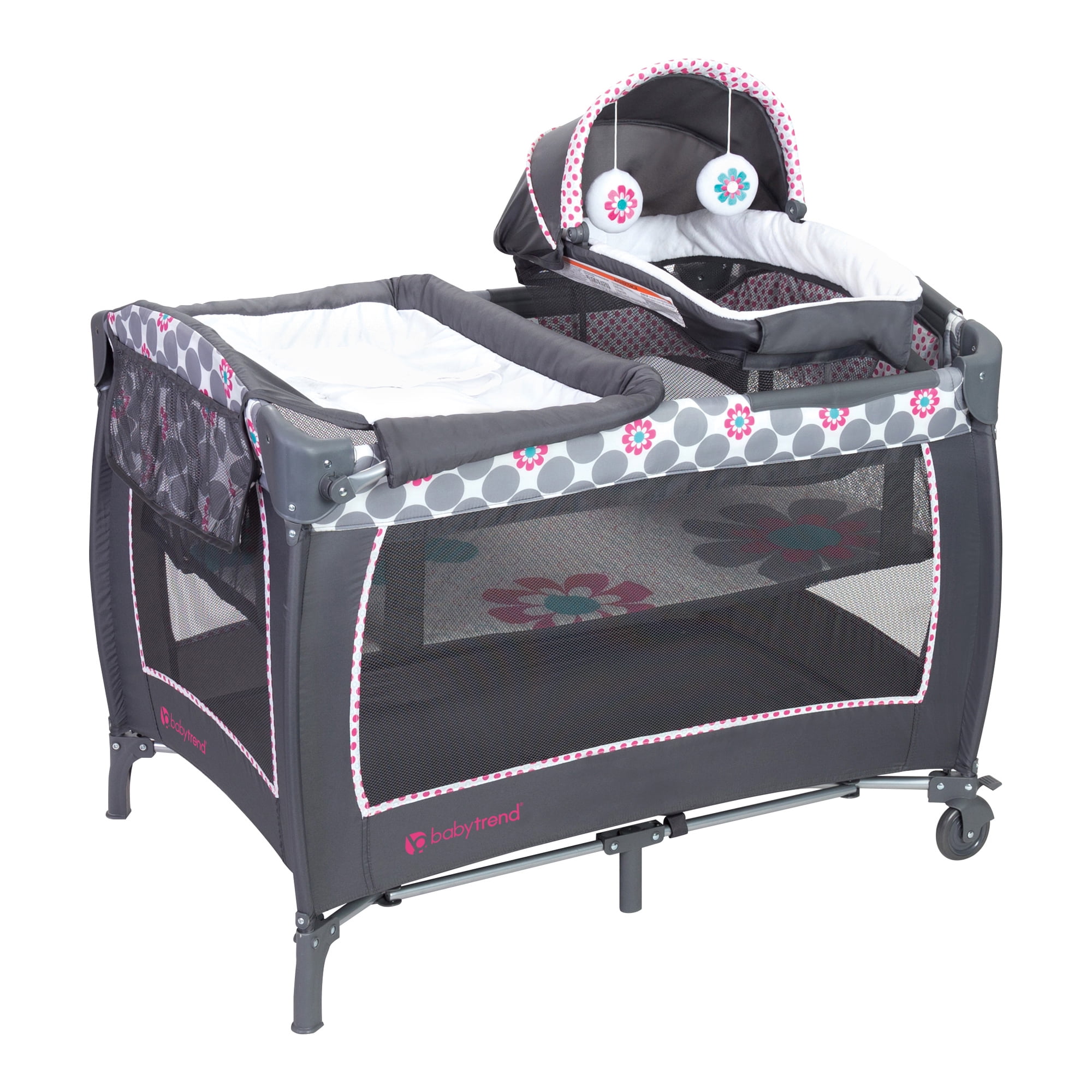 Photo 1 of Baby Trend Lil Snooze Deluxe II Nursery Center - Daisy Dots