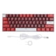 thumbnail image 2 of Teclado Mecánico, 3 Modos De Conexión Teclado Compacto Para Juegos Múltiples Efectos De Luz Buena Compatibilidad Para Oficina, 2 of 7