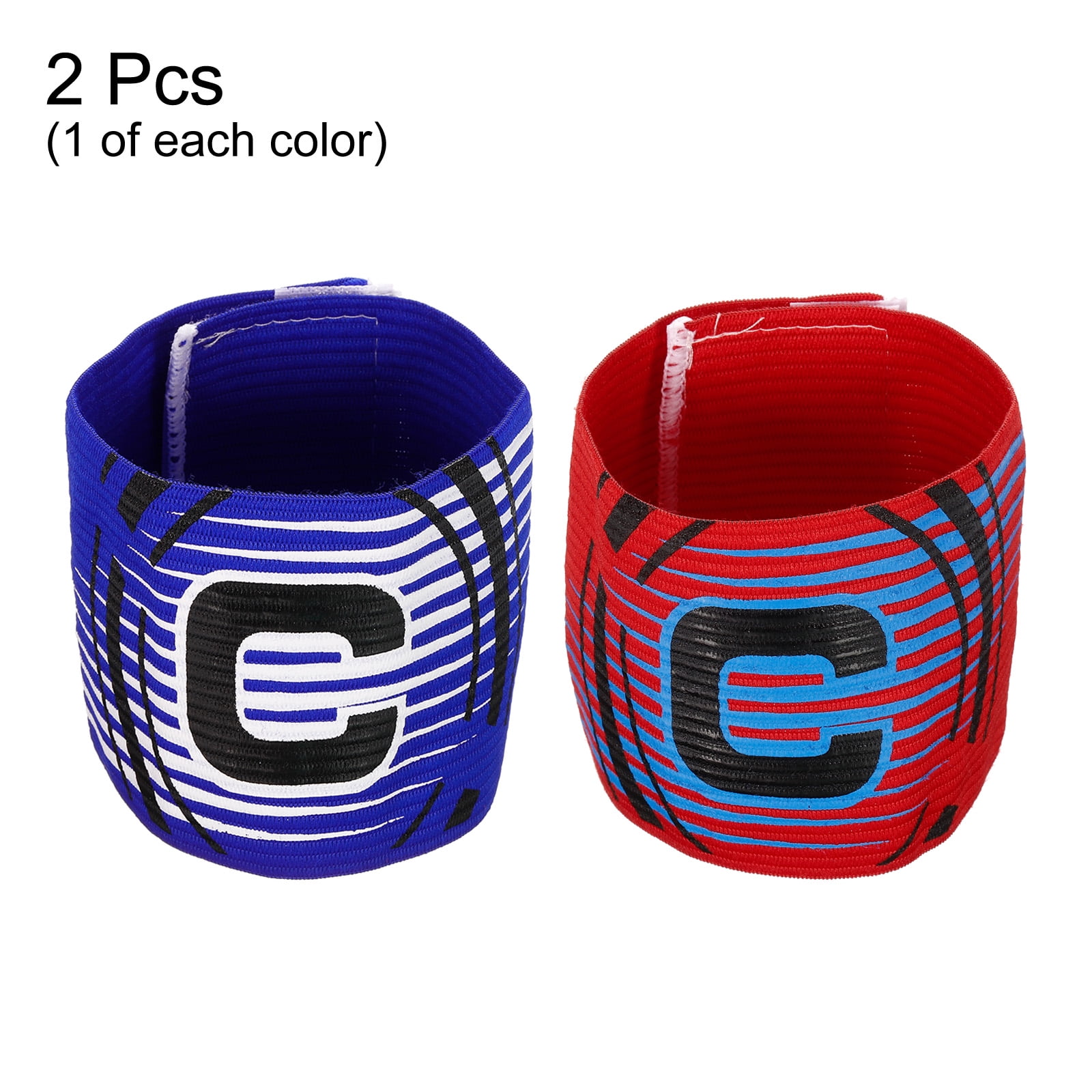 Bleu - Brassard Flexible Et Réglable Pour équipe De Football, 1 Pièce