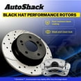 thumbnail image 5 of AutoShack Front Drilled & Slotted Brake Rotors Calipers | Replacement for 1996-2005 Honda Civic 2010-2014 Insight 1997-2000 Acura EL 1.3L 1.6L 1.7L FWD | E-Coated | 4-PC Brake Kit | ShadowGuard, 5 of 6