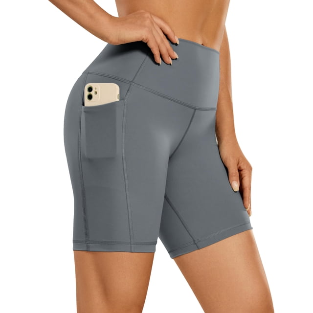 Shorts CRZ YOGA Sensación Desnuda Biker 15 cm Cintura Alta XL