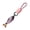 Pink, variant on Multi-jointed Fishing Lure Keychain, Artificial Swimbait Key Ring with Braided Rope, Vintage Fish Keychain Pendant Charm, Gift for Fishing Lovers