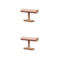 thumbnail image 4 of Transemion Wood Bracelet Display Stand | Elegant Large Capacity For Bangles Bracelet Rack Display Rack Storage Rack No Burr Beige 2Set, 4 of 6