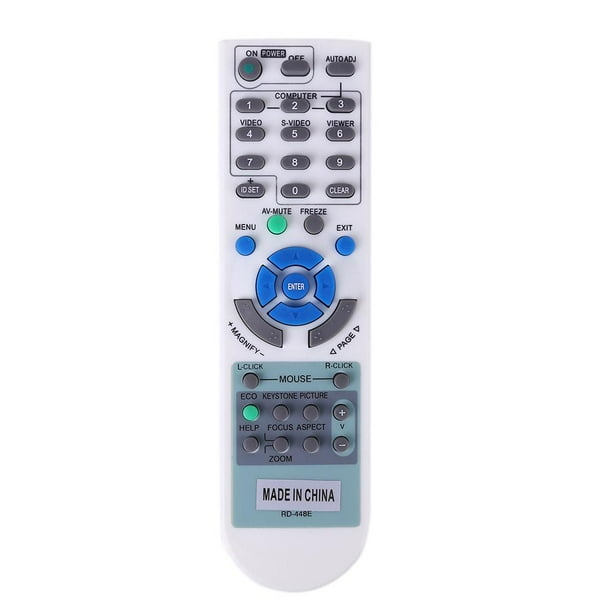 Control Remoto Mando a distancia para proyector NEC V260X+ V300X+ V260 RD-448E RD-443E Likrtyny Para estrenar