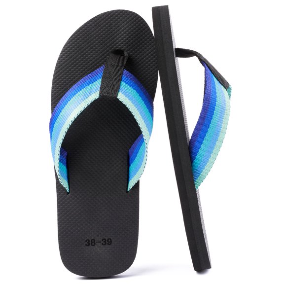 Ecetana Flip Flops for Women Men Summer Thong Sandals Soft Comfort Beach Walking Shoes