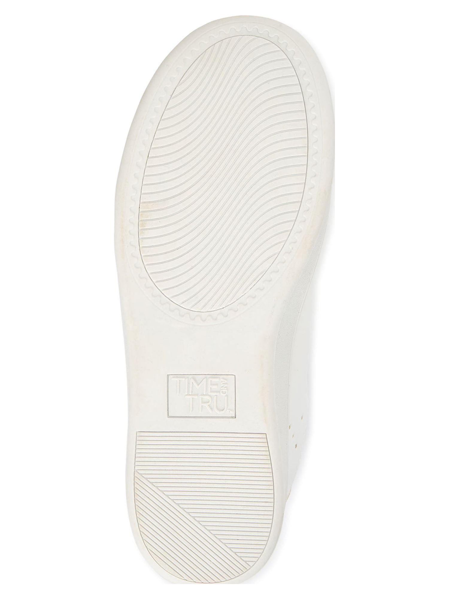 Time and Tru Women's Classic Court Casual Sneaker (Wide Width Available)