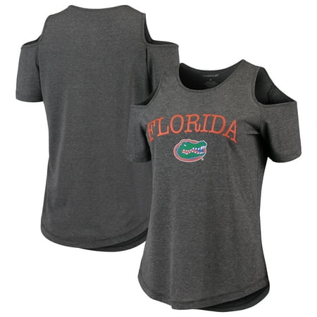 Florida Gators Women's Sueded Jersey Cold Shoulder T-Shirt -