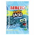 thumbnail image 1 of Bebeto Sour Blue Raspberry Happy Laces (UK) 70g, 1 of 1