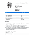thumbnail image 2 of Front Brake Pad and Rotor and Wheel Hub Kit - Compatible with 2008 - 2010 Saturn Vue 2009, 2 of 2
