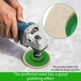 thumbnail image 4 of lanema 6Pcs Wool Polishing Wheel Disc Buffing Wheel for 95/100 Angle Grinder Wool Felt, 4 of 9