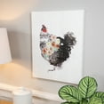 thumbnail image 3 of Hen with Flowers Canvas Wall Art - 19.5" x 15.75", 3 of 7