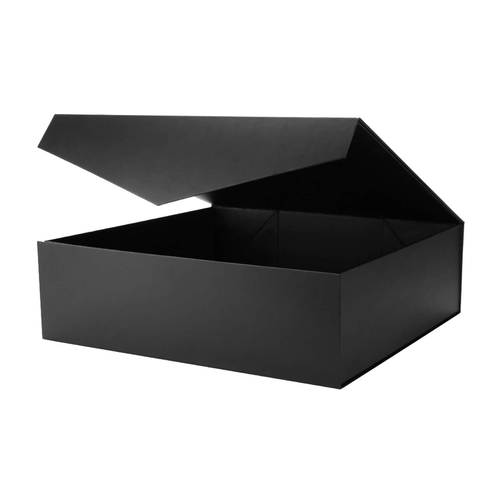 Extra Large Gift Box with Lids 16.3x14.2x5 Inches, Black Gift Box Large