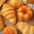 thumbnail image 5 of Sokhug Realistic Soft Bread Squishy Toy for Stress Relief, Slow Rising TPR Croissant and Baguette Shaped Fidget Toy, Non-Deforming, Odorless, 5 of 5