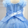 thumbnail image 6 of Toddler Princess Dress Fashion Fluffy Summer Dresses Sparkly Sequin Birthday Prom Outfit Casual Party Tulle Sundress for Kid Ball Gown for Little Girls Short Sleeve Mesh Gauze Dress, 6 of 7