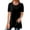 Black, variant on Moonker Short Sleeve Casual Summer Tops Under $10 Women's Solid Color Round Neck Cotton T Shirt