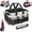 White, variant on Wearable Large Cleaning Caddy Bag with Dividers, Household Cleaning Caddy for Cleaning Supplies Organizer Car Wash for Housekeeper Storage(White)
