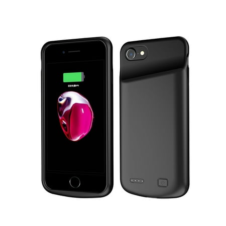 Owyfho Battery Charger Case for iphone 6/6S/7/8/SE 2020/SE 2022 , 6000mAh Slim Portable Rechargeable Power Bank Case,Black