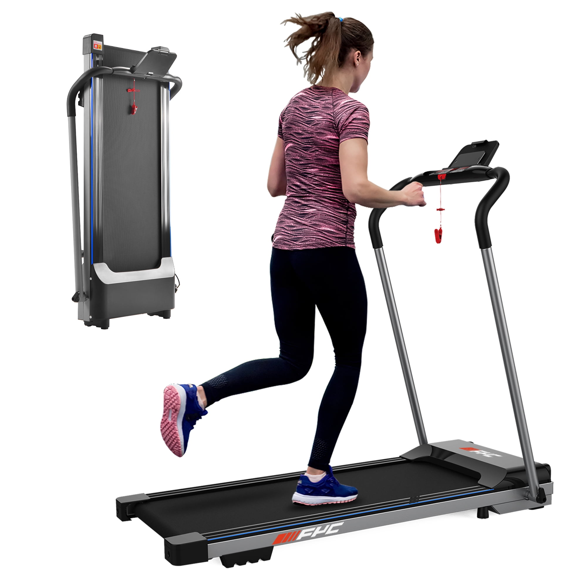 FYC 1.5HP Folding Treadmill for Home, Slim Compact Running Machine