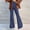 Blue2, variant on Stephy Women's New Thin Elastic Loose Large Size Korean Version of Everything Long Trousers Casual Trousers Haren, Black, L