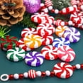 thumbnail image 2 of Adornos de plástico para dulces de Navidad, 50 piezas, menta colorida, decoración colgante para el hogar, dulces falsos, colgantes de árbol de Navidad, DIY, Año Nuevo, 2 of 4