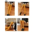 thumbnail image 5 of Luxtrada Womens Thigh High Socks Extra Long Over the Knee Leg Warmer Boot Stockings (Brown), 5 of 9