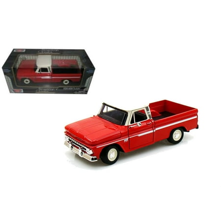 - MOTOR MAX 1:24 W/B AMERICAN CLASSICS 1966 CHEVROLET C-10 FLEETSIDE PICKUP (TWO-TONE)