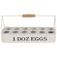 thumbnail image 1 of Bandeja para huevos de cocina con capacidad para 12 huevos, caja para guardar huevos. blanco, 1 of 9
