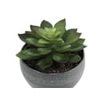 thumbnail image 5 of Artificial Plant, 6" Tall, Succulent, Indoor, Faux, Fake, Table, Greenery, Potted, Set Of 3, Decorative, Green Plants, Grey Cement Pots, 5 of 6