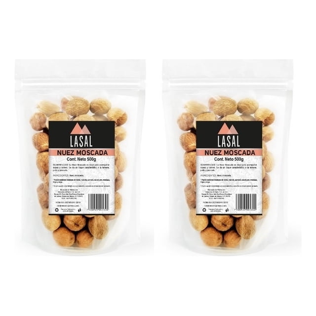 Nuez Moscada Entera Entera Lasalpack De 2 Unidades