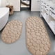 thumbnail image 5 of Set de esterillas de baño de espuma viscoelástica, alfombras antideslizantes súper absorbentes para ducha y bañera, 5 of 6