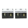 thumbnail image 4 of Terminal Block, 60A 600V 2 Pcs Heavy Current Terminal Block Easy To Use Nickel Plating Surfaces with PC Shell for Bridges 2 Positions602,3 Positions603,4, 4 of 7