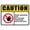 Warning Sign 4, variant on Caution Slippery When Wet Bilingual Spanish Sign, 8"x12" Vintage Metal Wall Decor, Weather Alert Sign for Home Farm Bar