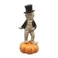 thumbnail image 3 of Dualoai Collectible Figurine Dancing on Pumpkin Creative Home Decor Desktop Ornament Style C, 3 of 9