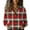 038_Red, variant on Button Down Shirts for Women Trendy Plaid Patchwork Cotton Casual Long Sleeve Shirt Vintage Turn Down Collar Blouse Tops for Women Trendy