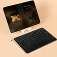 thumbnail image 4 of Christmas Gifts Liweisiy Bluetooth Keyboard Round Cap Keyboard Portable Bt Wireless Keyboard With Touchpad For Pc Tablet D581 Black, 4 of 5