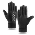 thumbnail image 4 of SZTXJ Men's & Women's Winter Gloves - Thin Men's Gloves - Winter Cycling GlovesBlue Black, 4 of 5