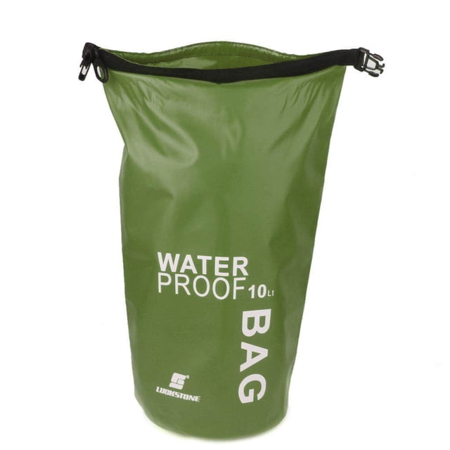 Baohd 10L Sac Étanche Poche Camping Kayak Rafting Canoë Vert