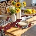 thumbnail image 4 of Red Marble Round 15 Inch Placemats Set of 8, Grey Gold Texture Vintage Farmhouse Art HeatResistant Non Slip Place Mats for Dining Table, Wipeable Braided Kitchen Table Mats for Housewarming, 4 of 9