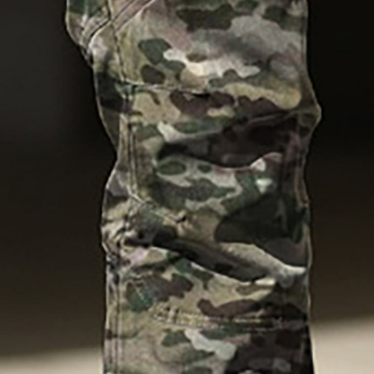 Wendoximz Flex Camo Cargo Pants for Men Baggy Cargo Pants Men