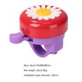 thumbnail image 3 of Ciclismo Timbre de bicicleta para niños Manillar Road MTB Bike Daisy Ring Alarm (Rojo + Púrpura) Likrtyny Para estrenar, 3 of 8